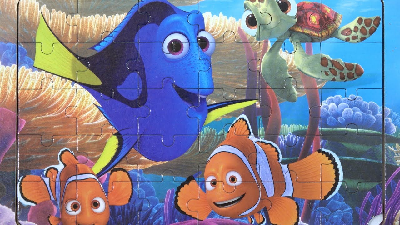 Finding Nemo Disny Pixar puzzle Blue Fish for kids ファインディング・ニモ ディズニーパズル 子供向け