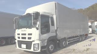 中古トラック H27 いすゞ ギガ QKG-CYJ77A ウイング車＜01-4211＞