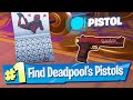 Find Deadpool's 2 Pistols Location - Fortnite Battle Royale