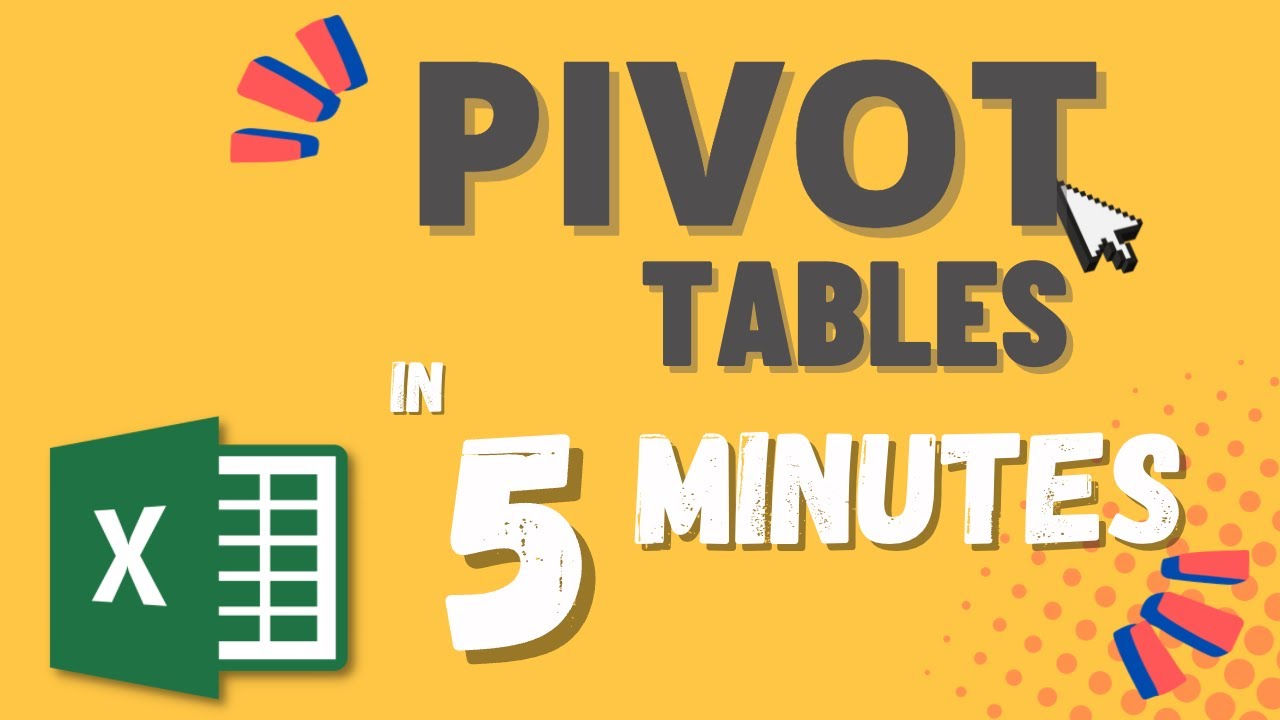 Excel Pivot Tables Explained in 5 minutes (step by step) - YouTube