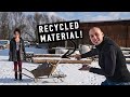 Recycling Junkyard SCRAP for EPIC Workshop Renovation! (During WINTER!) Pt. 3