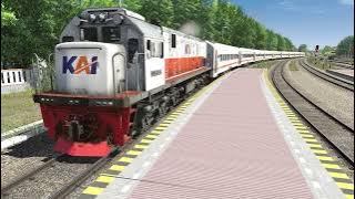 KEDATANGAN DAN KEBERANGKATAN KA BENGAWAN DI STASIUN CIREBON PRUJAKAN | TRAINZ SIMULATOR INDONESIA