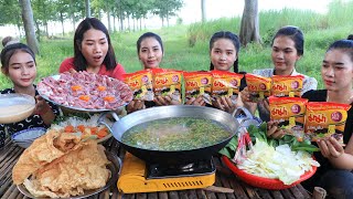 Wow Amazing Cooking Noodle Soup With Beef And Vegetable Recipe  Amazing Cooking