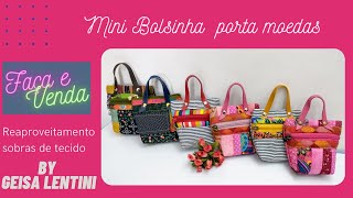 Mini Bolsinha - Live editada | Porta Moedas