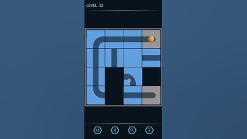 Brain training logic puzzles, roll ball level 51 & 52 #gameplay