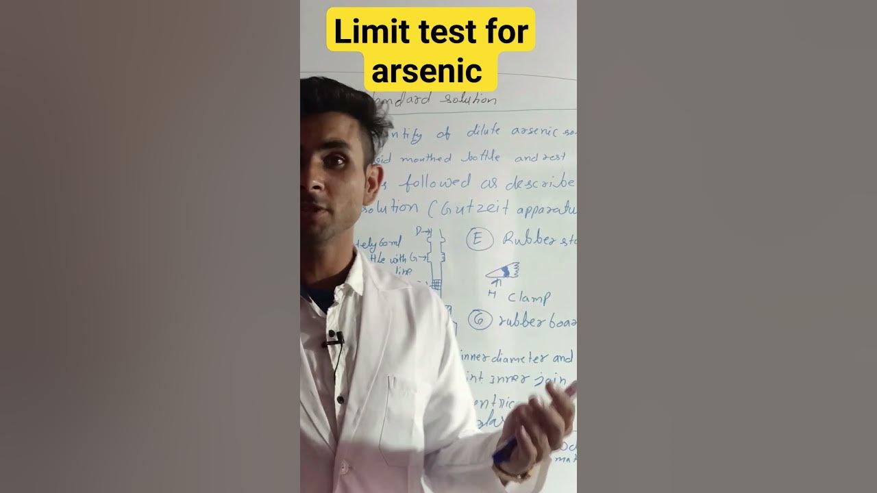 limit test for arsenicpharmachemistry YouTube