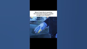 POV: How it feels to send bro the hw answers I copied from ChatGPT #anime #relatable #fypシ゚viral