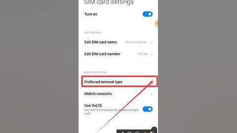 How to 2G  preferred Network setting on Redmi Note 10 and Xiaomi