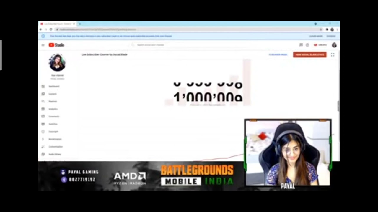 PAYAL GAMING 1 Million subscribers 🇮🇳 celebration
