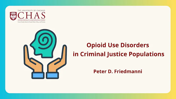 Opioid Use Disorders in Criminal Justice Populatio...