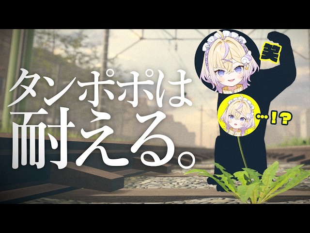 【 タンポポは耐える。 】タンポポだって必死に生きてる【ぽめろ・ぱんち / にじさんじ】