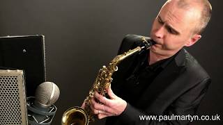 Thinking Out Loud Recorded Live Sax Cover Professional Saxophone Player Paul Martyn