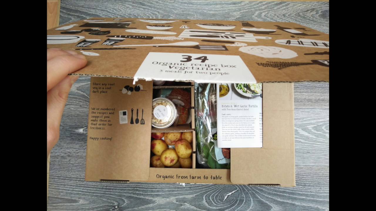 Riverford Organic Vegetarian Recipe Box- What's in the box?