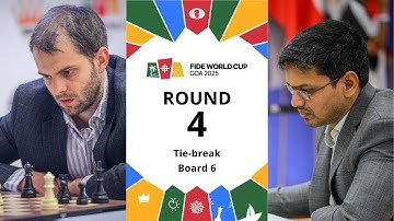 🇸🇪 Nils Grandelius – Harikrishna Pentala 🇮🇳 | FIDE World Cup 2025 | Round 4 | Tie-break | Board 6