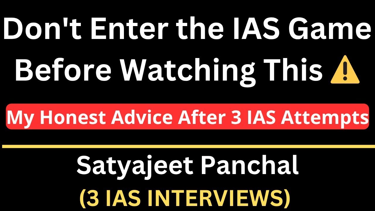 Dark side of UPSC preparation | Should you prepare for IAS exam? - YouTube