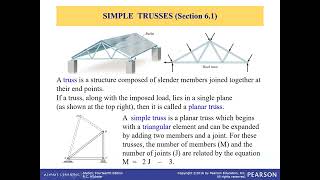 #33 Topics 6.1 to 6.3: Truss Analysis – Method of Joints, Theory