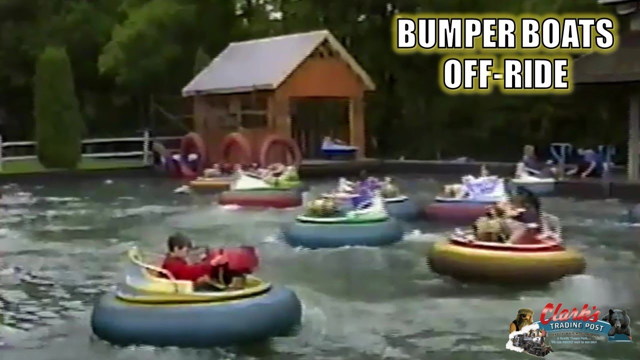 Old Mill Pond Water Bumper Boats OffRide Footage (1999), Clark's