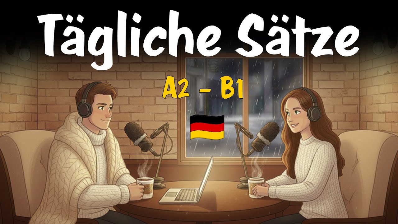 Real Life German Daily Routines 🇩🇪 - Tägliche Sätze aus dem Alltag