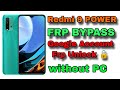 Redmi 9 Power Frp Bypass 2024 | Redmi 9 Power Google Account Unlock | Google Account Frp New