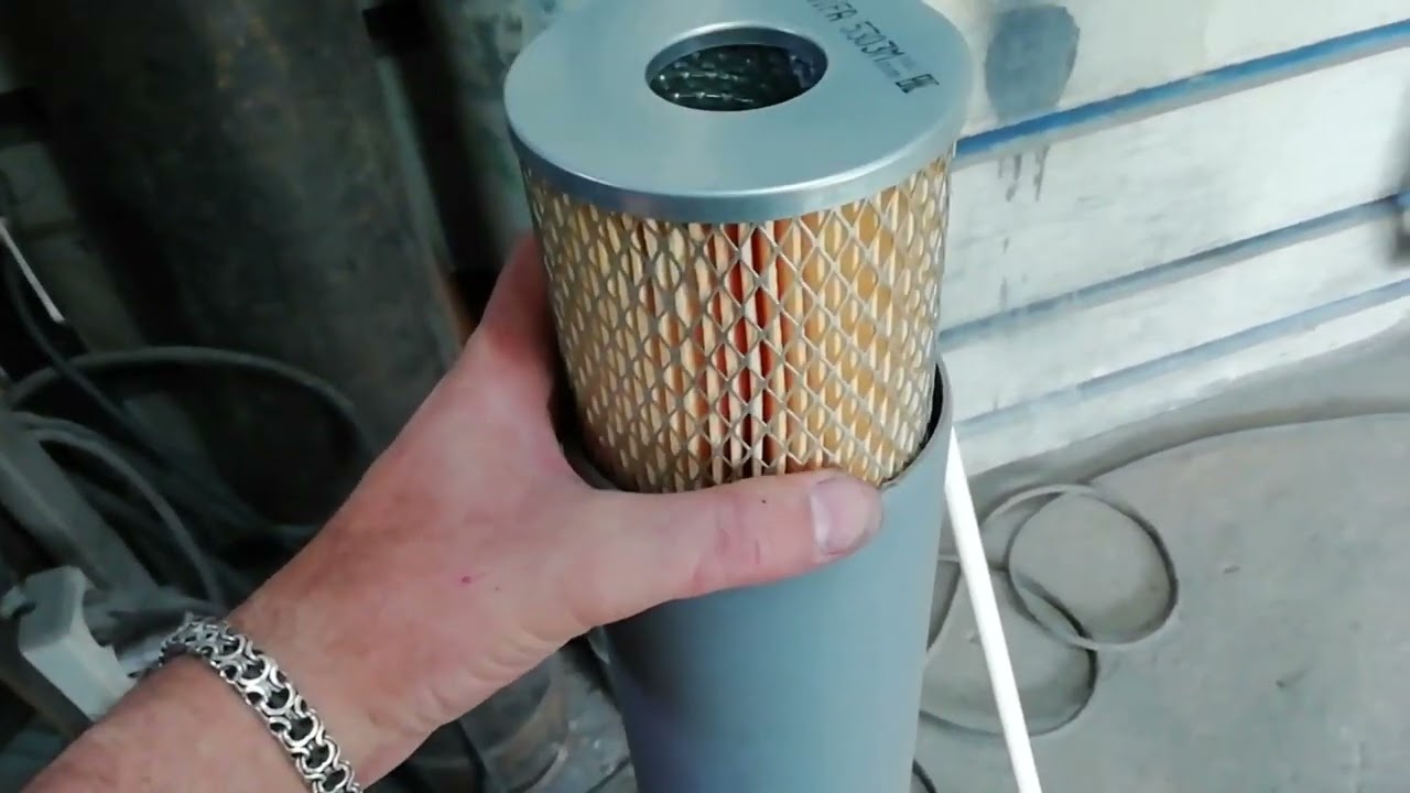 замена воздушного фильтра на компрессоре. - YouTube