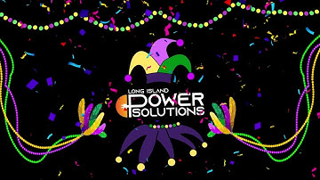 Mardi Gras corporate animated gobo by Projectorgram