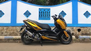 Yamaha Xmax Yellow Candy + Carbon Kevlar