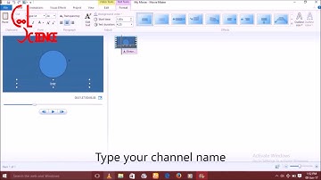 How to make intro for your YouTube channel with movie maker 2012 version