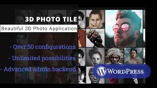 3D Photo Tile - WordPress Media Plugin By raizensoft screenshot 5