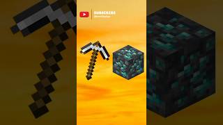 Iron Pickaxe vs Diamond Ore 😱 Does It Really Work? | Minecraft #shorts