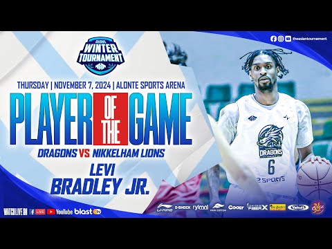 PLAYER OF THE GAME | LEG 2 BIÑAN CITY | NOVEMBER 7, 2024 | DRAGONS VS NIKKELHAM LIONS | LEVI BRADLEY