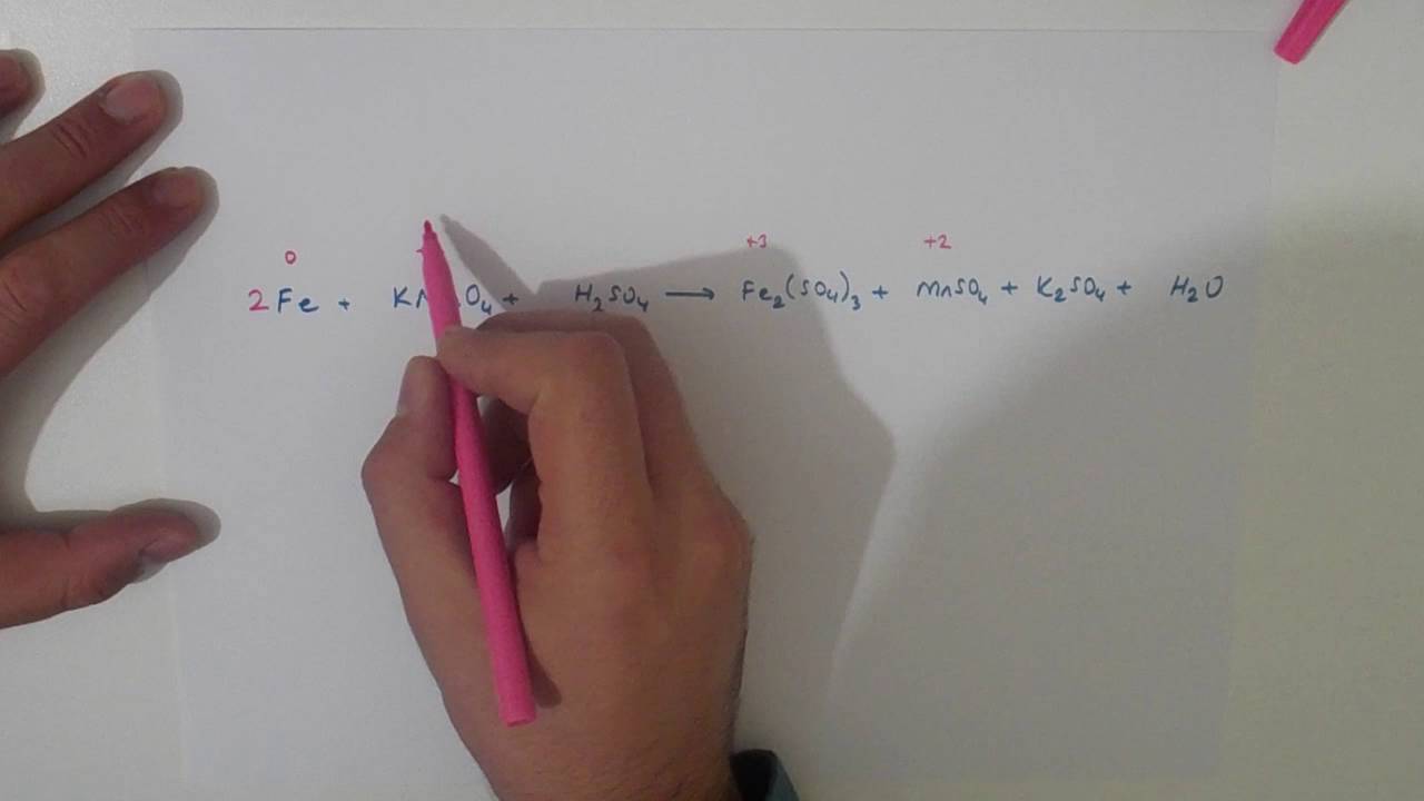 Redoks denkleştirme örnek-1