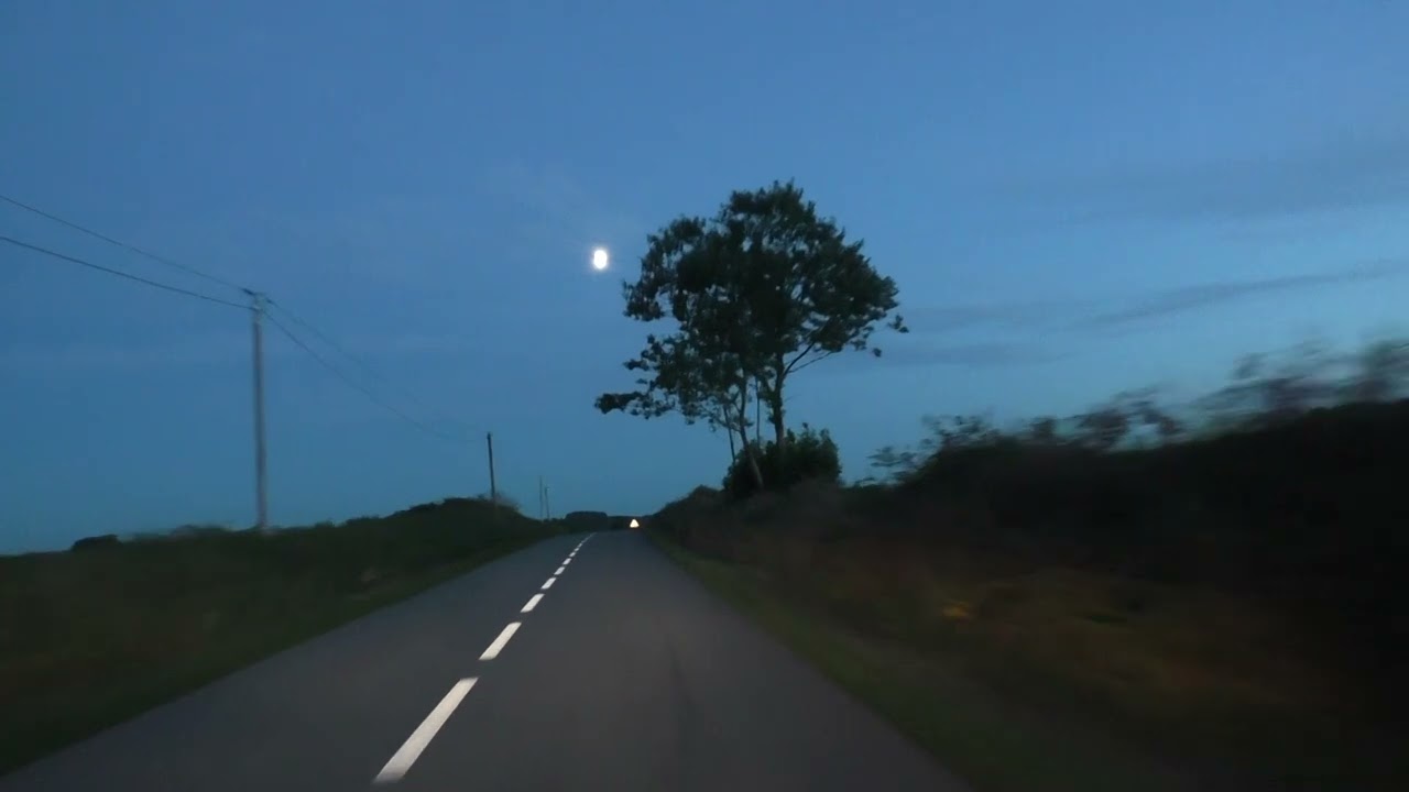 Driving On The D31 From 22160 Bulat Pestivien To La Croix Tasset, Côtes d'Armor, Brittany, France
