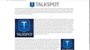 Talkspot Tutorial - Text Widget (Formatting text and images)