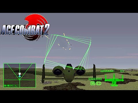 A 10 In Old Game Ace Combat 2 Mission 9 Swordsmith Walkthrough