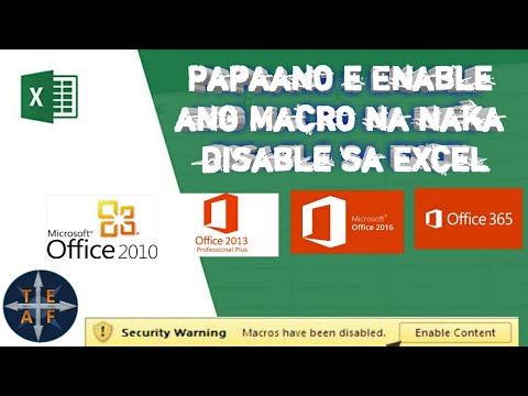 Video: Paano Sumulat Ng Macros Sa Excel