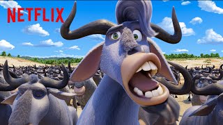 Singing Stampeding Wildebeests 🎵 Jungle Beat: The Movie | Netflix After School
