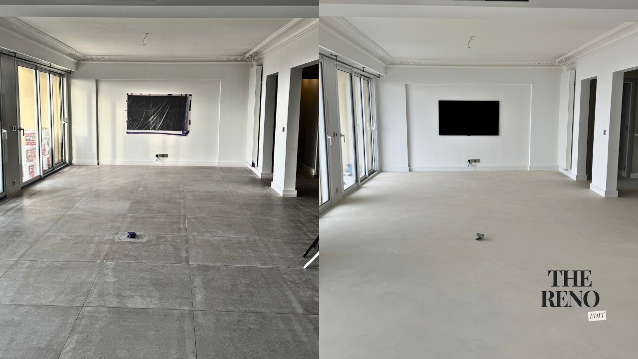 ADIEU CARRELAGE : toutes les étapes pour poser soi-même du béton ciré