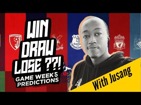 Premier League Predictions Game Week 5 🔥 Arsenal and Man United to win 😎  