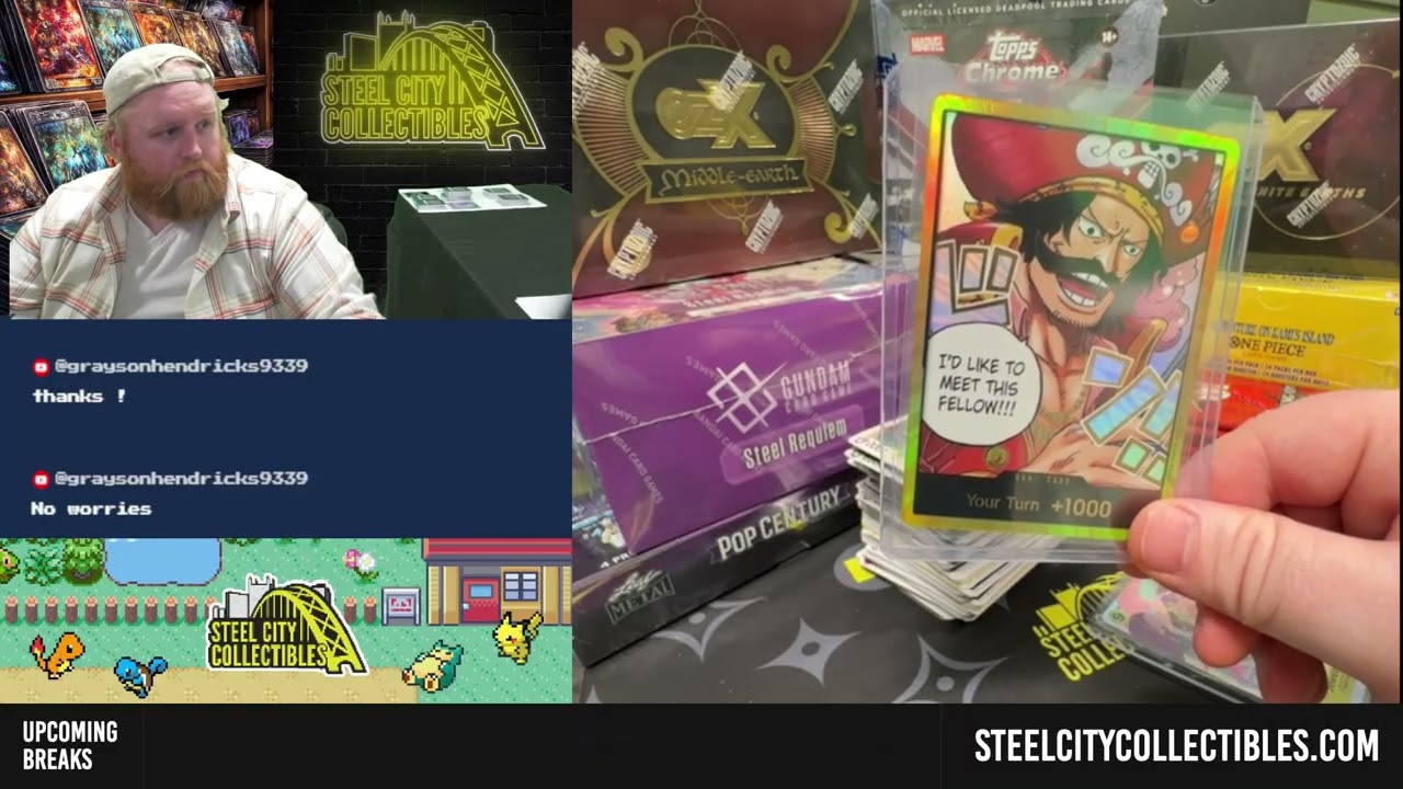 One Piece Carrying On His Will Booster Box -- Personal Break for Grayson
