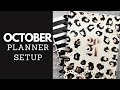 OCTOBER 2020 PLANNER SETUP | CLASSIC & SKINY CLASSIC Happy Planner