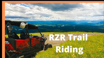 Polaris RZR XP 4 1000 Trail Riding- Our SxS toy hauler adventure in Nordegg Alberta