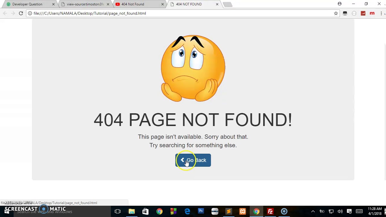 Page not found