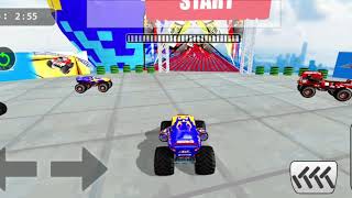 Crazy Monster Truck driving - driving crossDangerous bridge screenshot 2