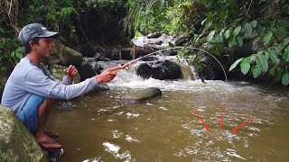 HEBOH.! Mancing Wader Dengan Joran Super Lentur dari Cianjur #LM25