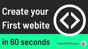 Create your first website in 60 seconds #Shorts