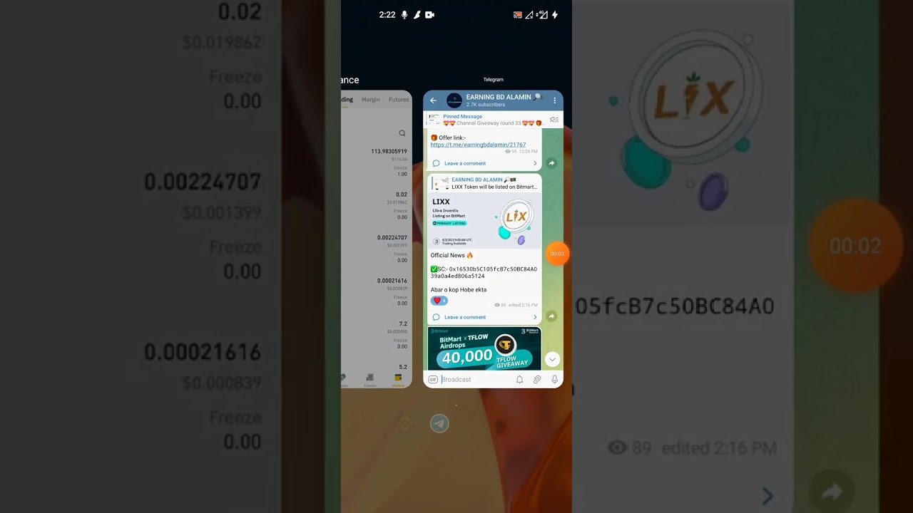Lixx bot AIRDROP payment proof alhamdullih 100$+ 🤑 join telegram: 