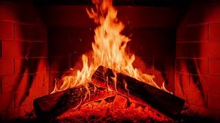 🌙 Fireplace Sounds at Night 🔥 Peaceful Ambience for Relaxation, Meditation & Sleep