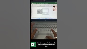 How to Compare Two Columns for Finding Differences in Microsoft Excel? #shorts #excel