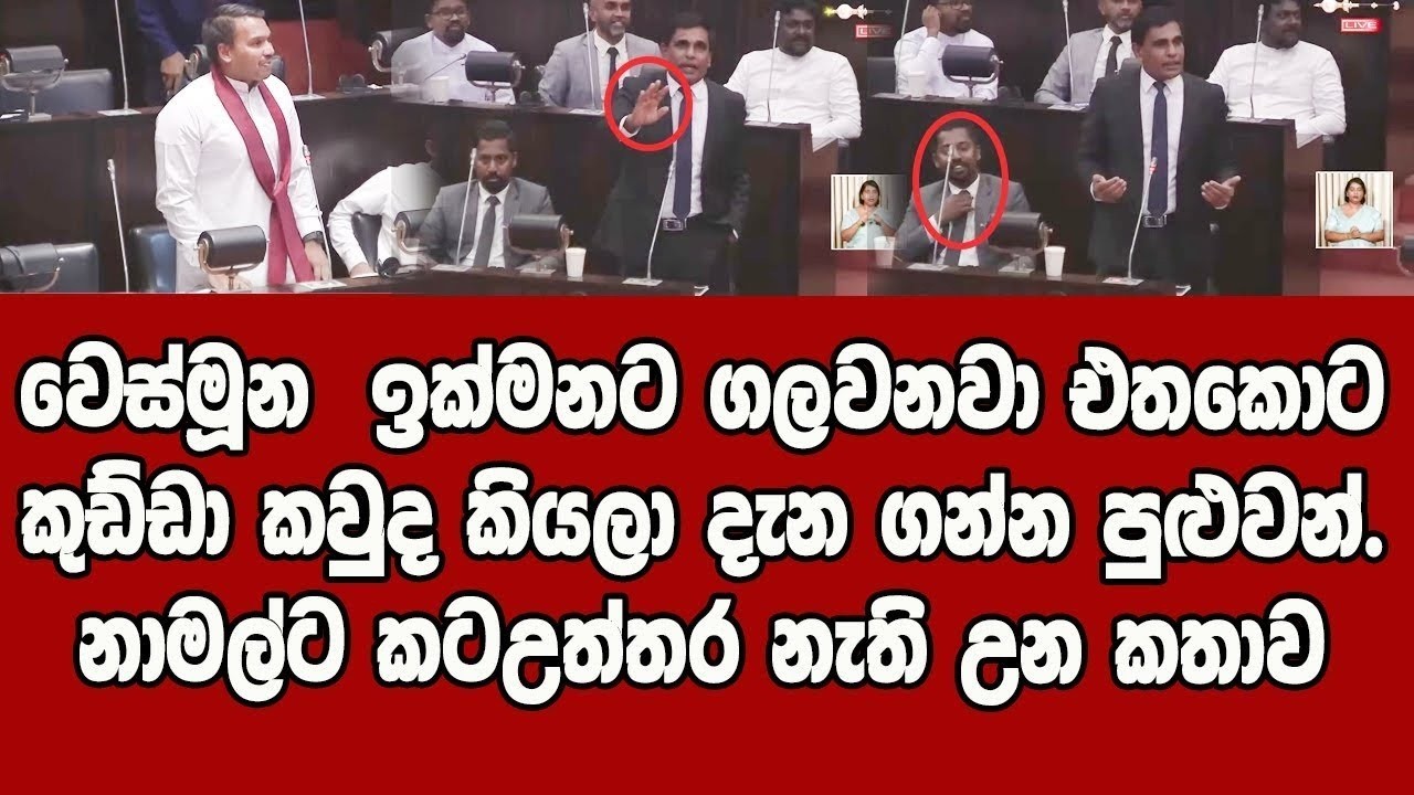 නාමල්ට කටඋත්තර නැති උන ආනන්ද විජේපලගේ කතාව 2