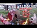 أجواء القرية في المساء ومزرعة خضراء وتحضير الكوطي على نار الحطب والغنام يبحث عن مأوى وأول ضهور نحسان